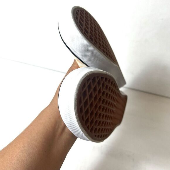 Vans Classic Slip On Skateboard Shoes Salmon Check Women's Sz 7.5 Sneaker Mens 6 - Picture 7 of 11